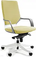 Крісло Unique Krzesło Apollo M Kremowe Biurowe Białe Tkanina