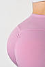 Лосини жіночі в рубчик  puch-up бузкового кольору 175953P, фото 4
