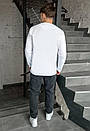 Базовий білий лонгслів Staff white basic, фото 3