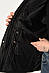 Куртка жіноча демісезонна чорного кольору р.XL 175904M, фото 4