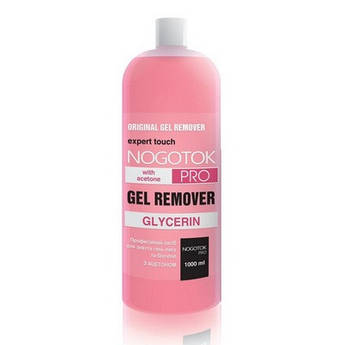 Ремувер для зняття гель-лаку з гліцерином Nogotok Pro Gel Remover 1000 мл