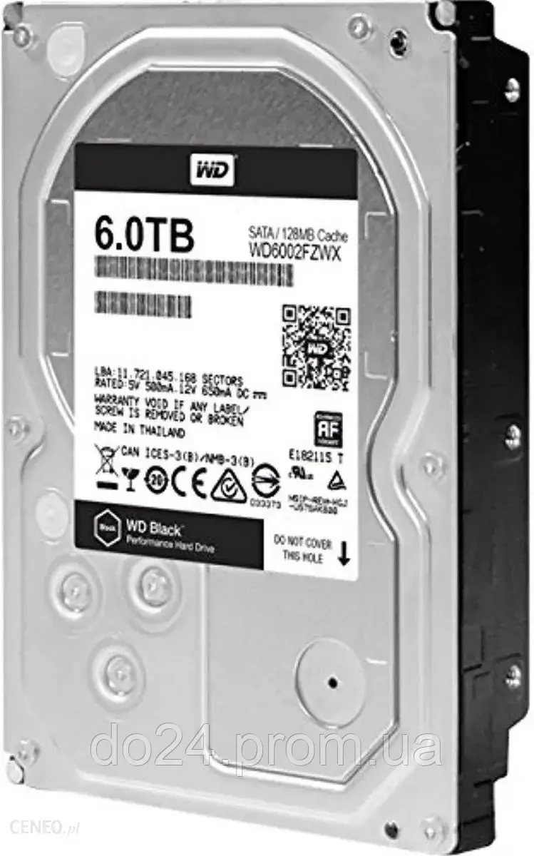 WD Black 6TB 3,5" (WD6002FZWX)