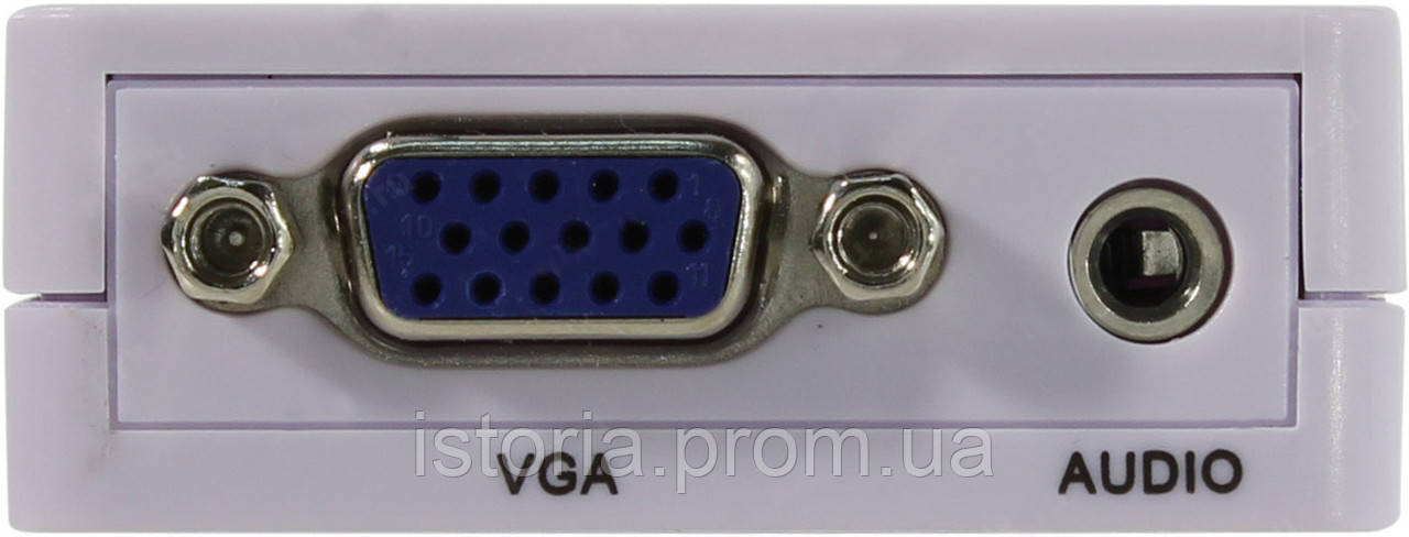 Адаптер MHZ VGA to HDMI со звуком VGA2HDMI 5027 Белый (008508) IS, код: 950348 - фото 2 - id-p2143029403