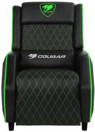 Крісло Cougar Ranger XB czarno-zielony - ECO skóra - CGRSA3