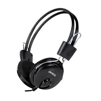 Навушники провідні Jedel JD-808, з мікрофоном, Black, Box, фото 1