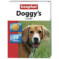Beaphar Doggy`s Liver БЕАФАР ДОГГІС з печінкою вітамінізовані ласощі для собак