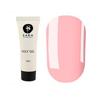 Полигель Saga Poly Gel №03 (молочно-розовый), 30мл.