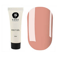 Полигель Saga Poly Gel №07 (бежевый-нюд), 30мл.