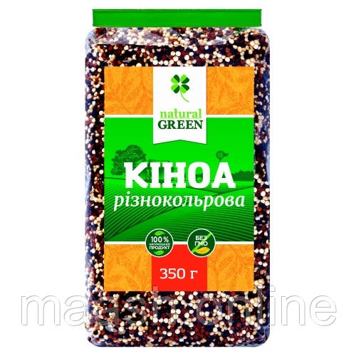 Кіноа різнокольорова Natural Green, 350 г