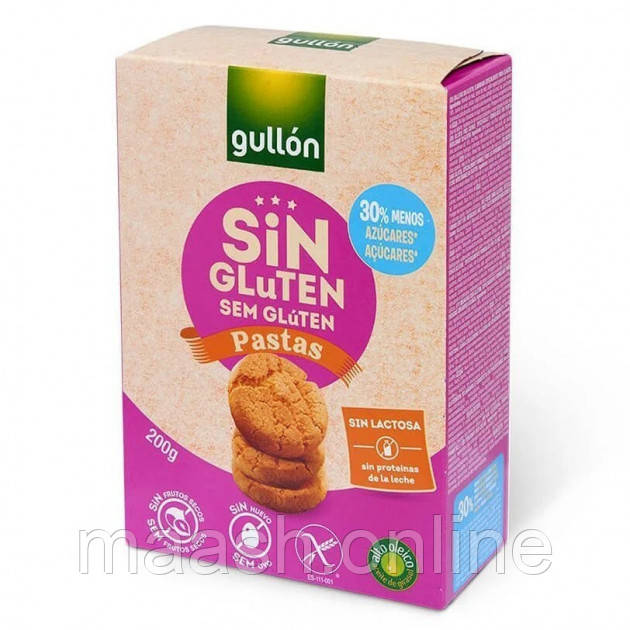 Печиво Gullon Pastas sin Gluten без глютену, 200г