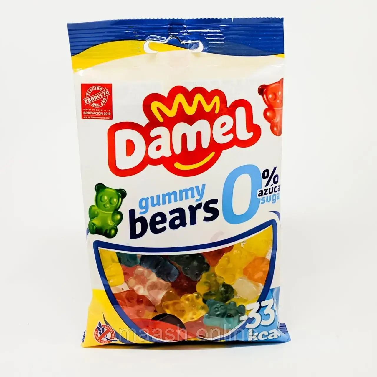 Жувальні цукерки ведмедики без цукру Damel Bears 0% Sugar, 100г
