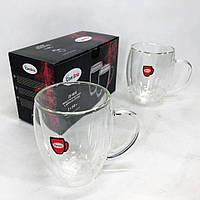 Чашки чайные Con Brio CB-8635-2 Набор стаканов с двойными стенками чашка для чая
