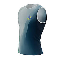 Мужская майка Compressport Performance Tank M, Niagara Blue, M