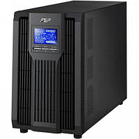 Джерело безперебійного живлення FSP Champ 3kVA/Tower/3000VA/2700W/ECx4/CE Чорний (PPF24A1807)