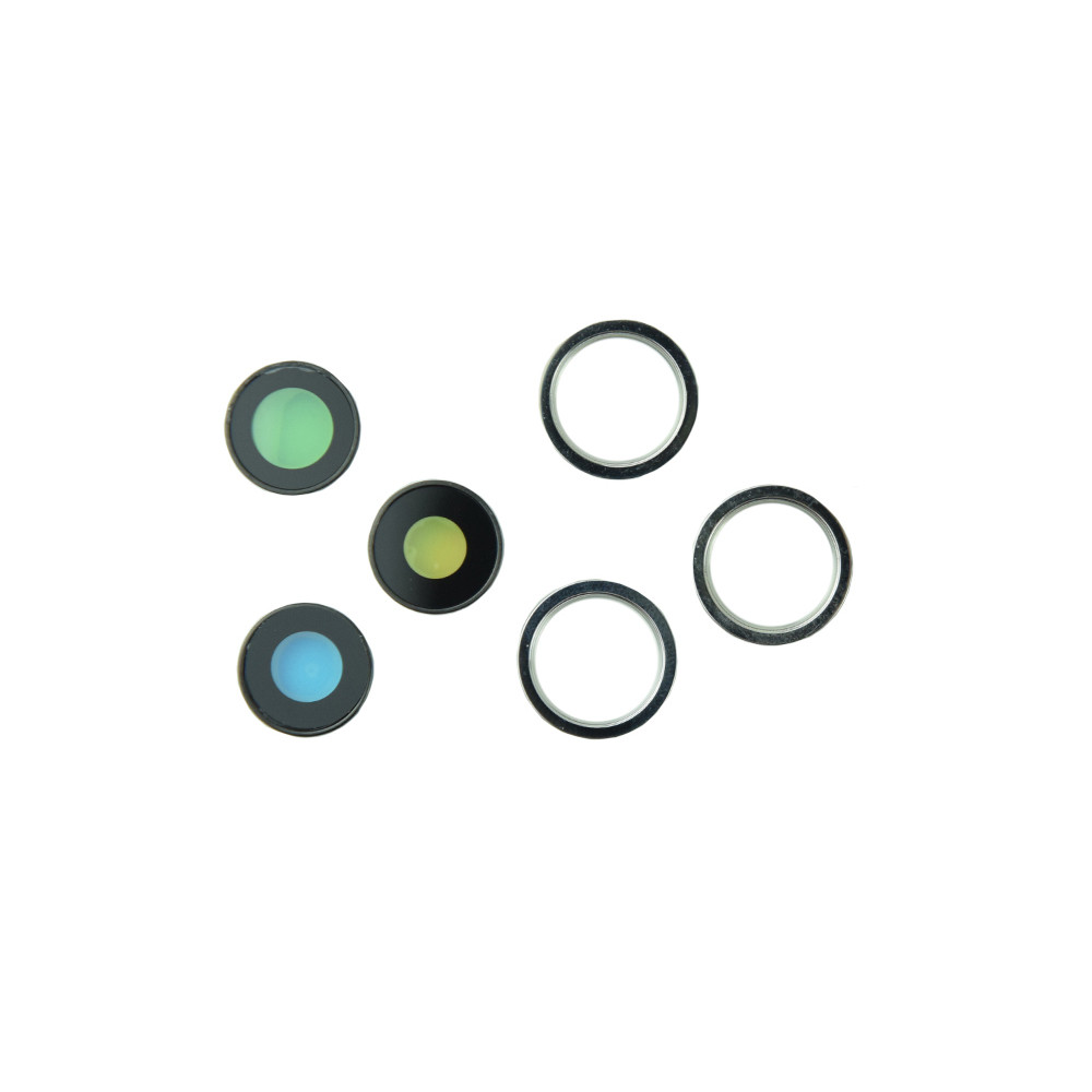 Скло камери iPhone 12 Pro Max (комплект 3шт) Silver