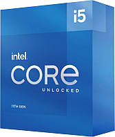 Процесор Intel Core i5 11600K 3.9GHz (12MB, Rocket Lake, 95W, S1200) Box (BX8070811600K) SV