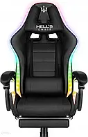 Крісло Hell's Chair HC-1039 LED RGB Mesh HC1039BLACKLEDRGB