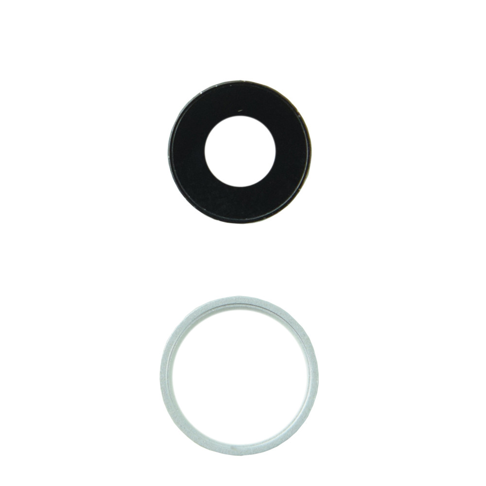 Скло камери iPhone XR (з обідком) White, фото 1