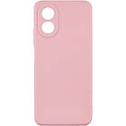 Силіконовий чохол Candy Full Camera для Oppo A58 4G Рожевий / Pink Sand