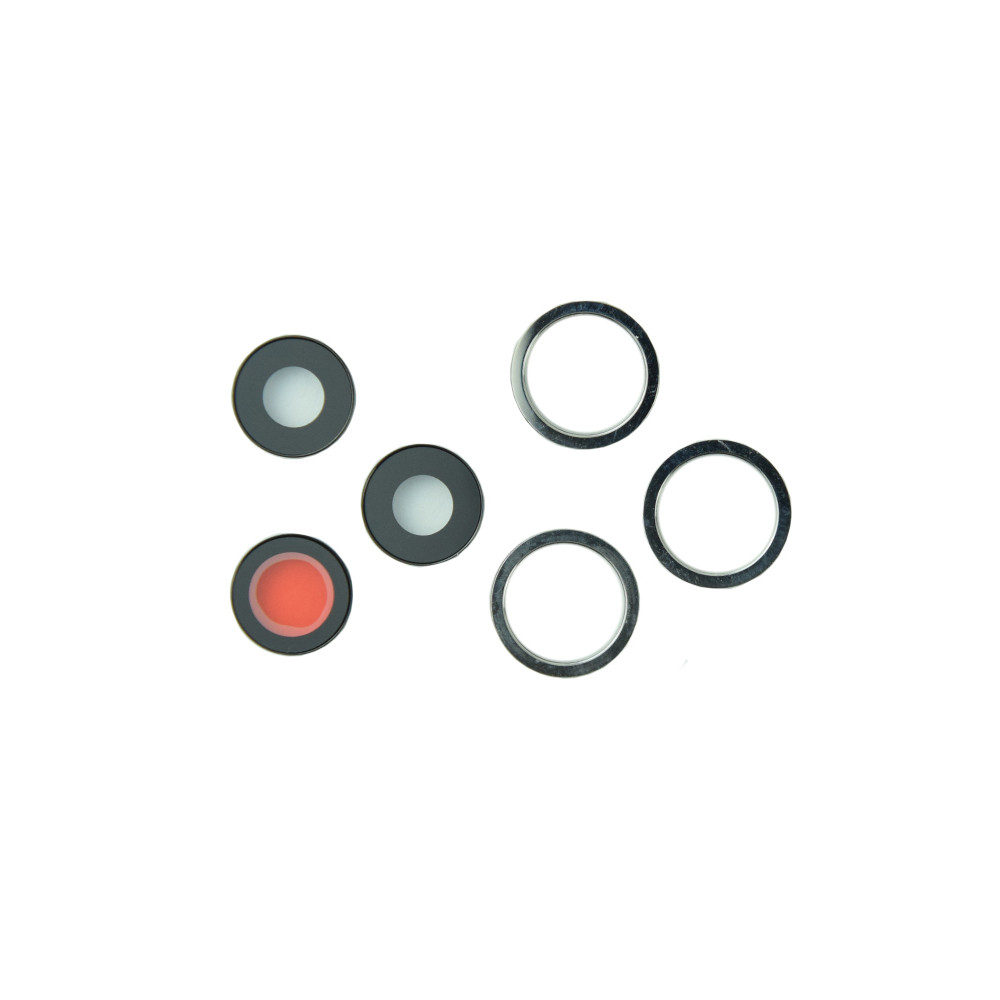 Скло камери iPhone 11 Pro / iPhone 11 Pro Max (комплект 3шт.) Silver, фото 1