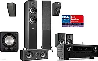 Домашній кінотеатр Denon AVR-X2800H + Polk Audio R600 + R300 + R100 + R900HT + SUB12