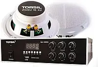 Музичний центр Tonsil Sufitowy Zestaw Audio Zgsu 16 Mp3, Bt, Aux (1055+Zgsu16)