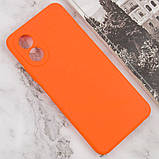 Силіконовий чохол Candy Full Camera для Oppo A98 Помаранчевий / Orange, фото 2