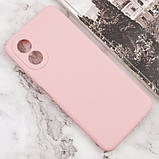 Силіконовий чохол Candy Full Camera для Oppo A98 Рожевий / Pink Sand, фото 2