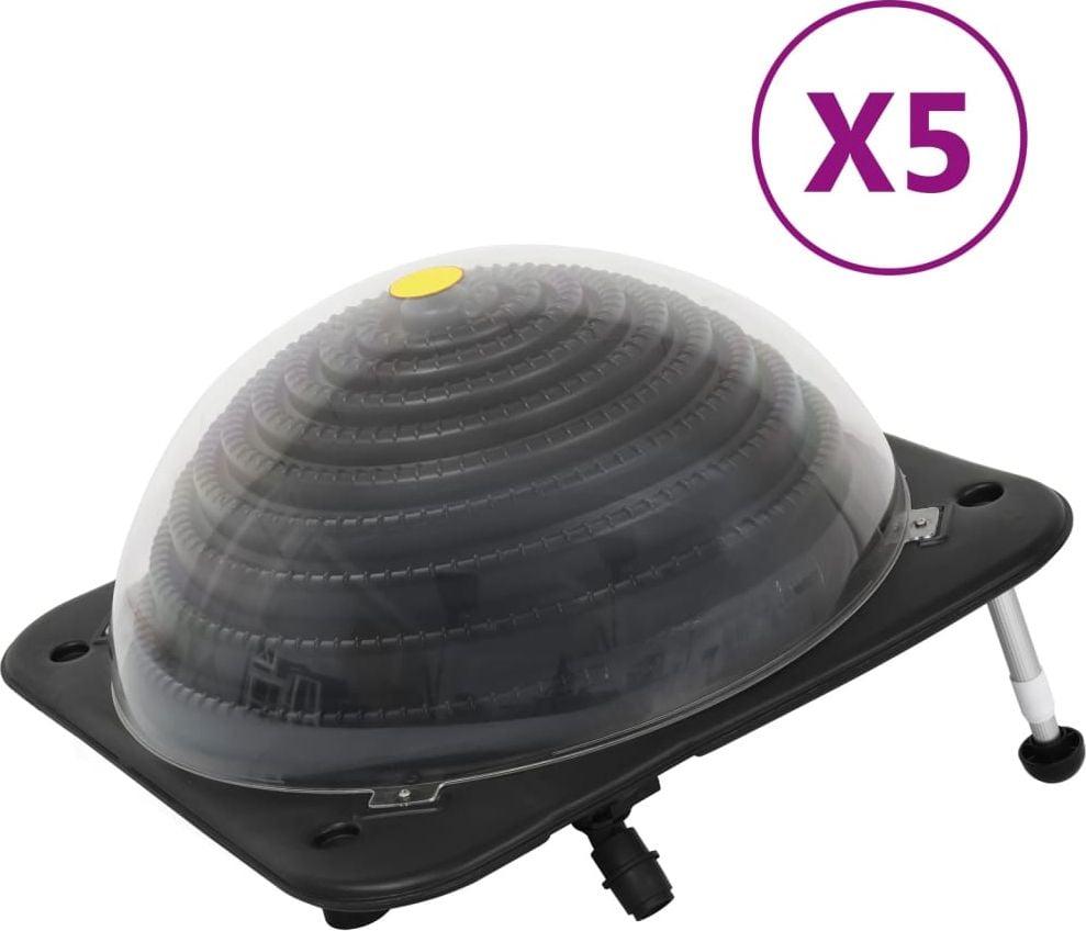 Сонячні обігрівачі vidaXL для басейну, 5 шт, 75x75x36 см, HDPE, фото 1
