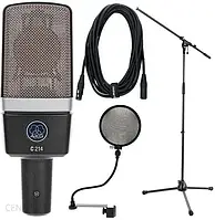 Мікрофон AKG C214 Set - zestaw z mikrofonem pojemnościowym