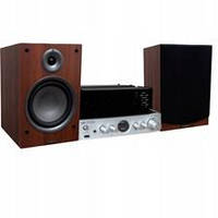 Музичний центр Taga Harmony Taga Zestaw stereo TAV-807B HTA-25B lampowy orzech