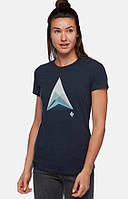 Футболка женская Black Diamond SS Mountain Transparency Tee XS Темно-Синий