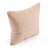 Двостороння декоративна подушка “velour” beige ромб 40х40 см Руно, фото 2