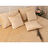 Двостороння декоративна подушка “velour” beige ромб 40х40 см Руно, фото 6