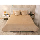 Двостороння декоративна подушка “velour” beige ромб 40х40 см Руно, фото 7
