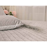 Двостороння декоративна подушка “velour” grey ромб 40х40 см Руно, фото 4