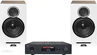 Домашній кінотеатр NAD C368 Czarny + ELAC Debut Reference B6 Biały/Drewno