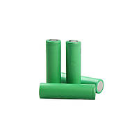 Аккумулятор 18650 Li-Ion Sony US18650V3, 2250mAh, 10A, 4.2/3.7/2.5V, цена за шт, Green, 1 шт(27099#)