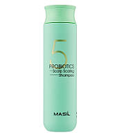 Шампунь для глубокой очистки кожи головы 5 Probiotics Scalp Scaling Shampoo Masil 300 мл PK, код: 8145685