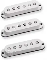 Seymour Duncan SSL 3S CAL Hot Strat Calibrated Pickup Set, przetworniki do gitary elektrycznej, biała