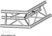 DuraTruss DT 33/2-C23-L135 element konstrukcji aluminiowej, narożnik