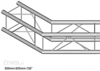 DuraTruss DT 24-C23-L135 corner element konstrukcji aluminiowej narożnik 135 st. 50cm