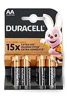 Набор щелочных больших пальчиковых батарей Duracell Duralock AA (R6 LR6), 1,5 В, 4 шт.