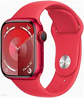 Часи Apple Watch Series 9 GPS + Cellular koperta 45 mm z aluminium (PRODUCT)RED pasek sportowy (PRODUCT)RED