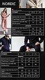 Сірий чоловічий спортивний костюм M-XL з бавовни, брендовий NORDIC Туреччина / чорний сірий синій, фото 10