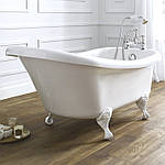 Ванна на білих левових лапах 170 см Harewood Slipper Burlington, фото 3