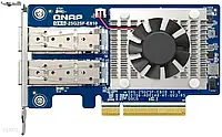 Мережева карта Qnap QXG-25G2SF-E810 - network adapter - PCIe 4.0 x8 - 25 Gigabit SFP28 x 2 (QXG25G2SFE810)