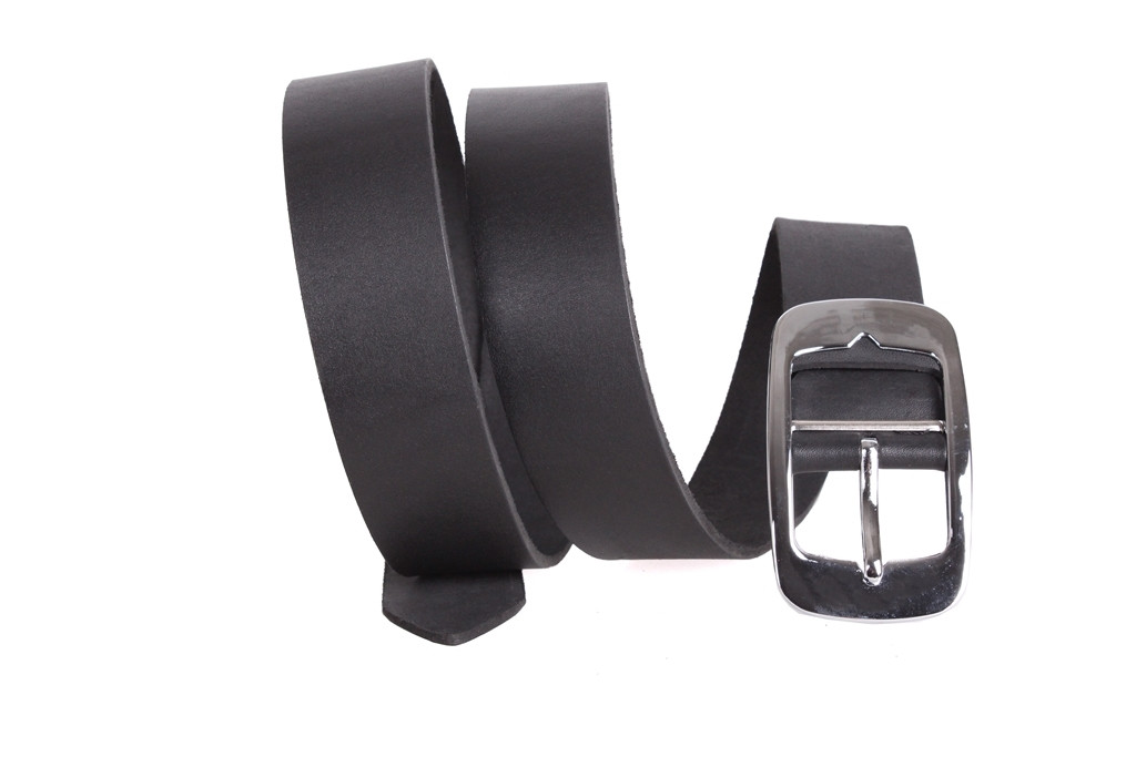 Жіночий ремінь з натуральної шкіри 45-1993 чорний, фото 1