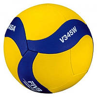 М'яч волейбольний Mikasa V345W, Жовтий, Розмір (EU) — 5