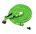 Гнучкий садовий шланг з розпилювачем 7 режимів роботи Мagic House Зелений 52.5 метрів, фото 2
